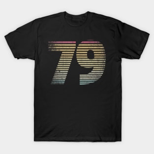 41th Birthday Gift 41 Years Old 1979 Retro Vintage T-Shirt